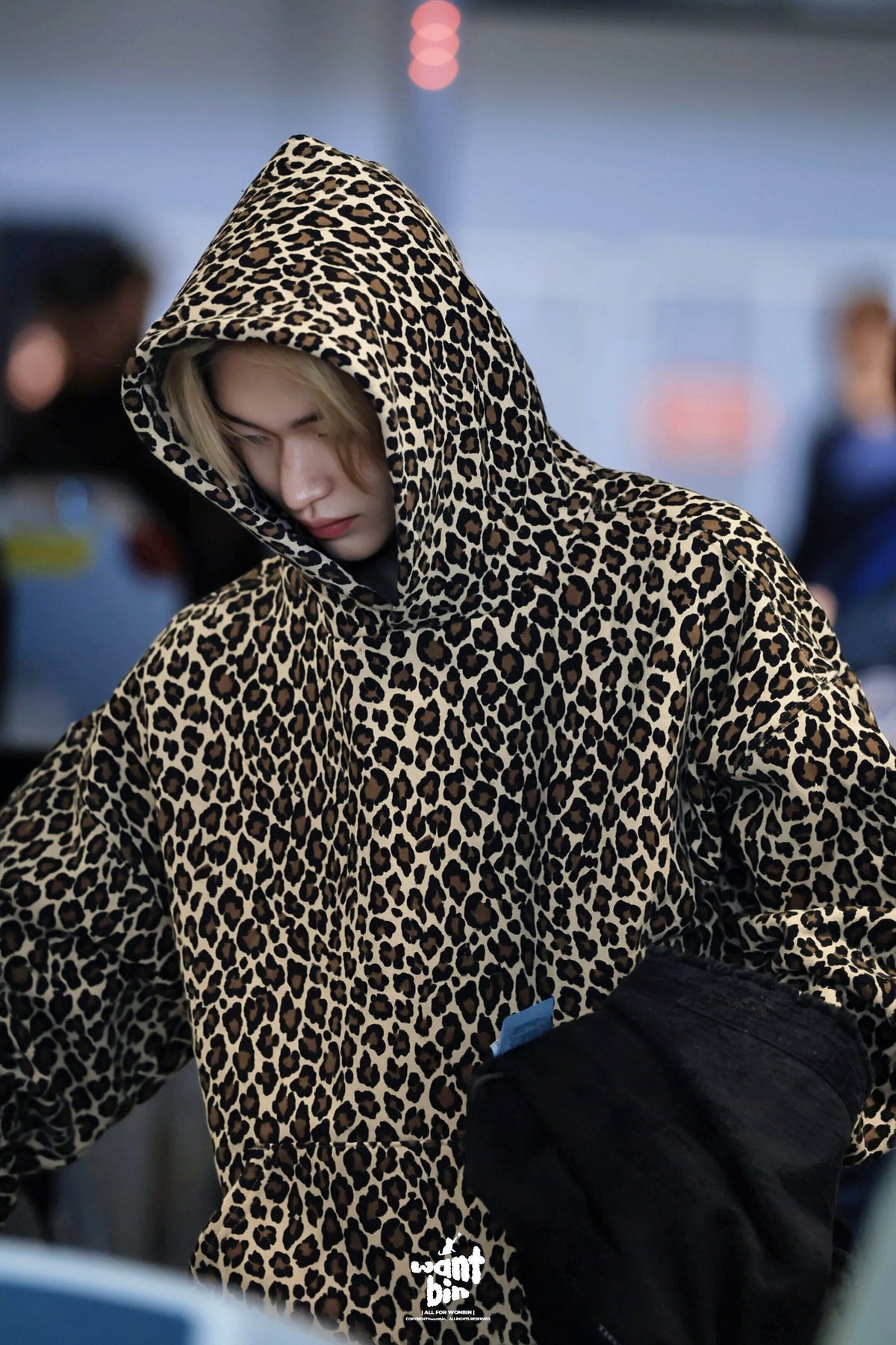 ★RIIZE ウォンビン 着用！！【AKIMBO CLUB】AKIMBO HOODIE - LEOPARD
