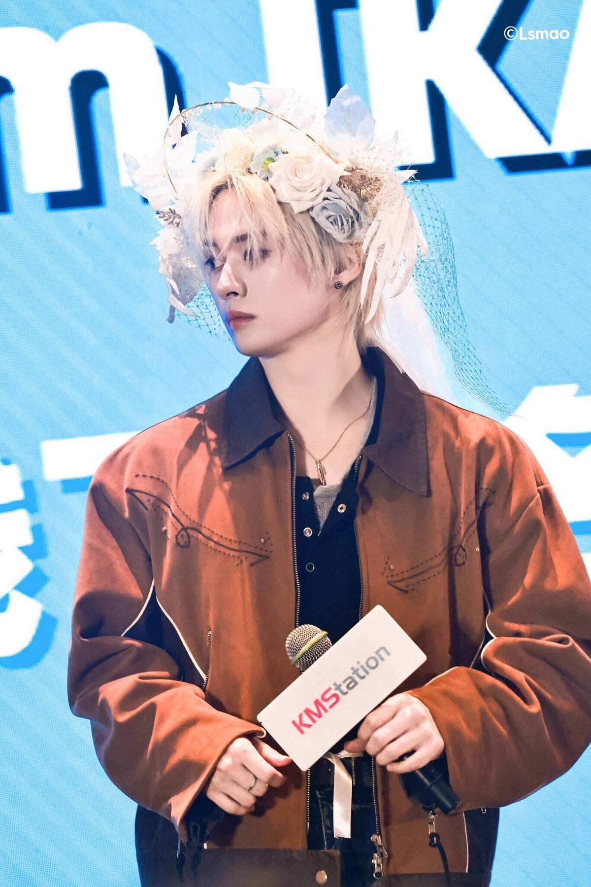在庫少なめ！★Stray Kids リノ 着用！！【RSSC】SUEDE & DENIM WESTERN JACKET - CAMEL