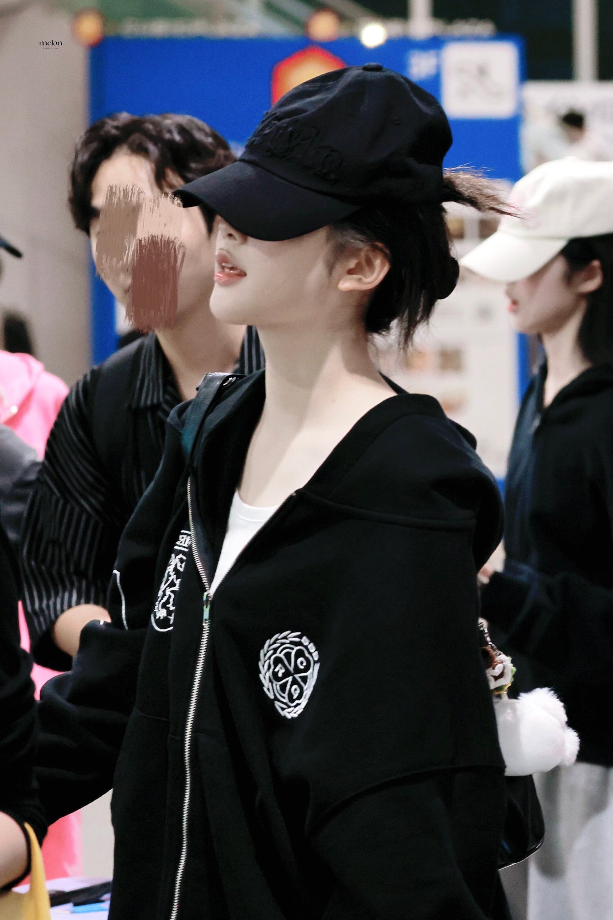 ★Hearts2Hearts エイナ 着用！【CRIGUN】CLUB JERSEY ZIP-UP HOODIE BLACK