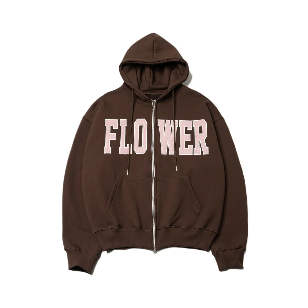 ★ILLIT ウォンヒ 着用！【HAVISM】FLOWER ZIP UP HOOD(BROWN)