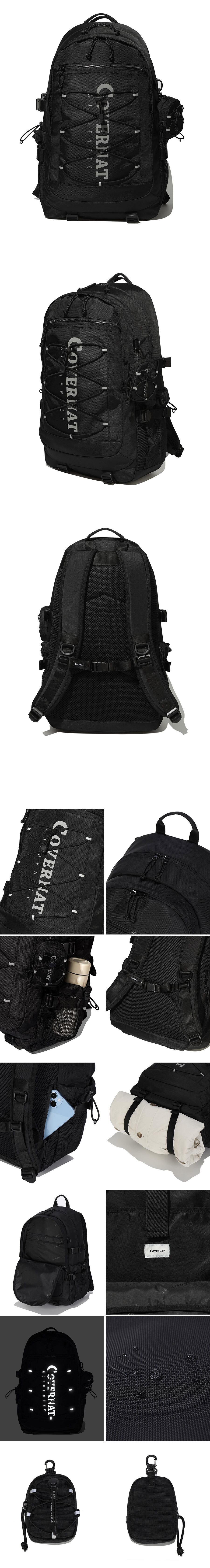 特典対象外商品！★TXT スビン 着用！【COVERNAT】New Authentic Backpack 31L Black