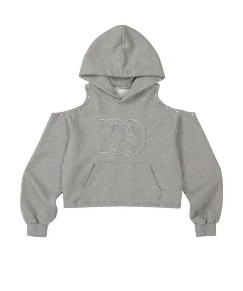 ★ILLIT ミンジュ 着用！！【ILLIGO】129 CUTOUT OVERFIT HOODIE - 4COLOR