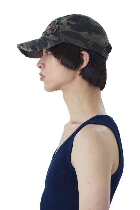 ★カリナ＆ウィンター＆ウォニョン＆ユンジン 着用！！【2000ARCHIVES】ANGELIC CAMO BALL CAP