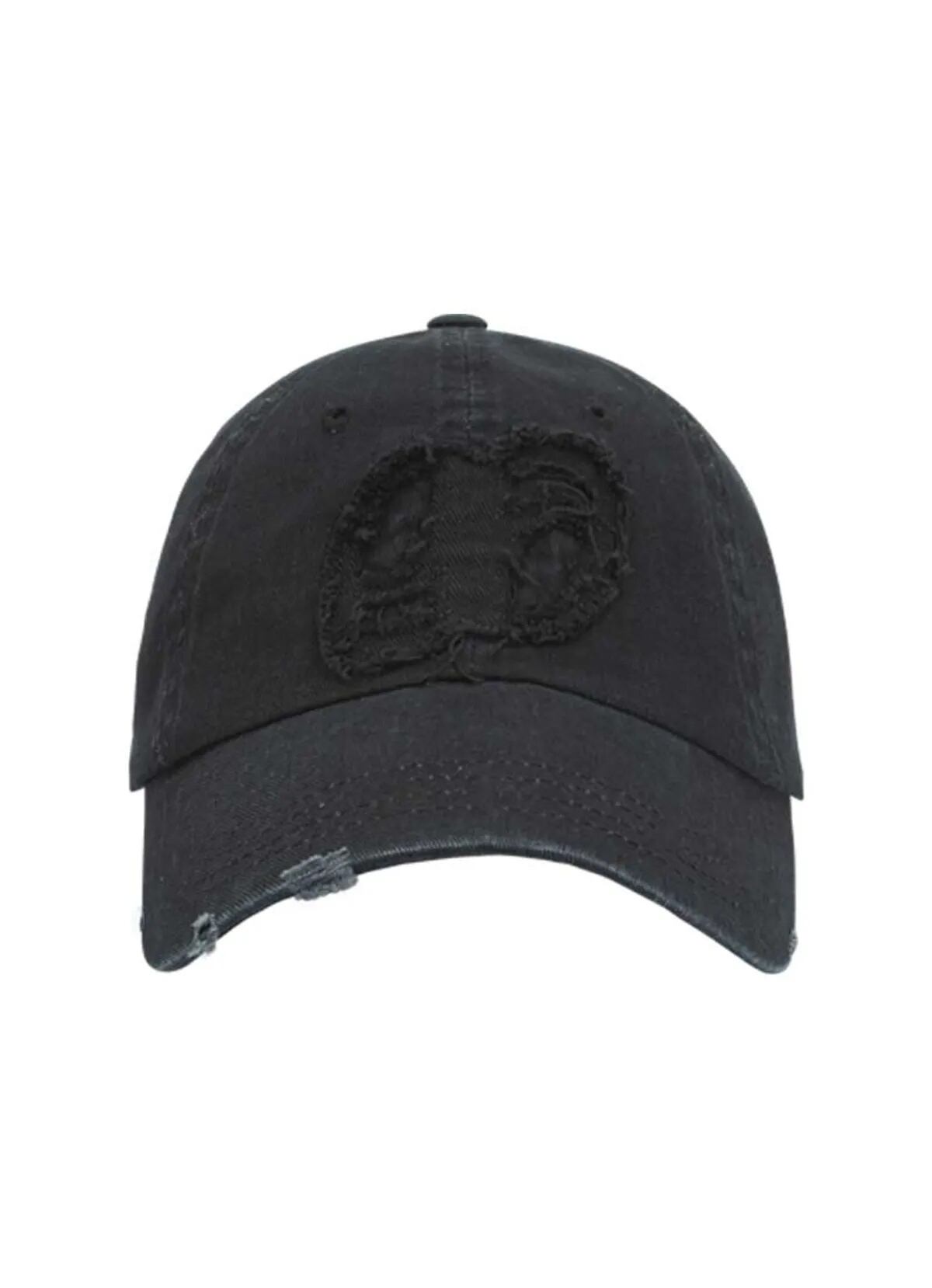 ★Hearts2Hearts ジウ 着用！【ASON】PATCH BALL CAP / BLACK