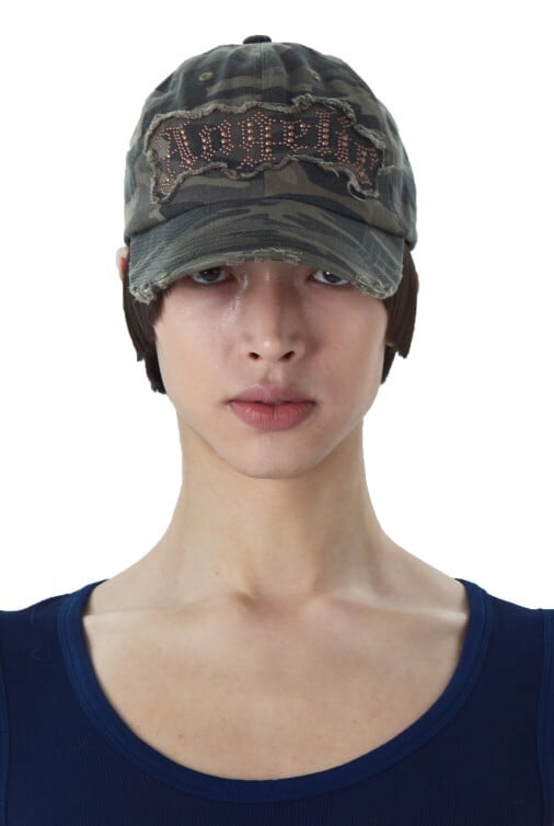 ★カリナ＆ウィンター＆ウォニョン＆ユンジン 着用！！【2000ARCHIVES】ANGELIC CAMO BALL CAP