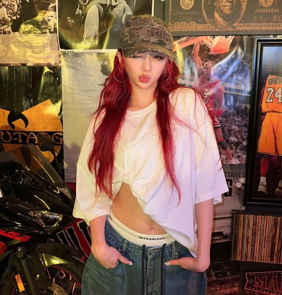 ★カリナ＆ウィンター＆ウォニョン＆ユンジン 着用！！【2000ARCHIVES】ANGELIC CAMO BALL CAP