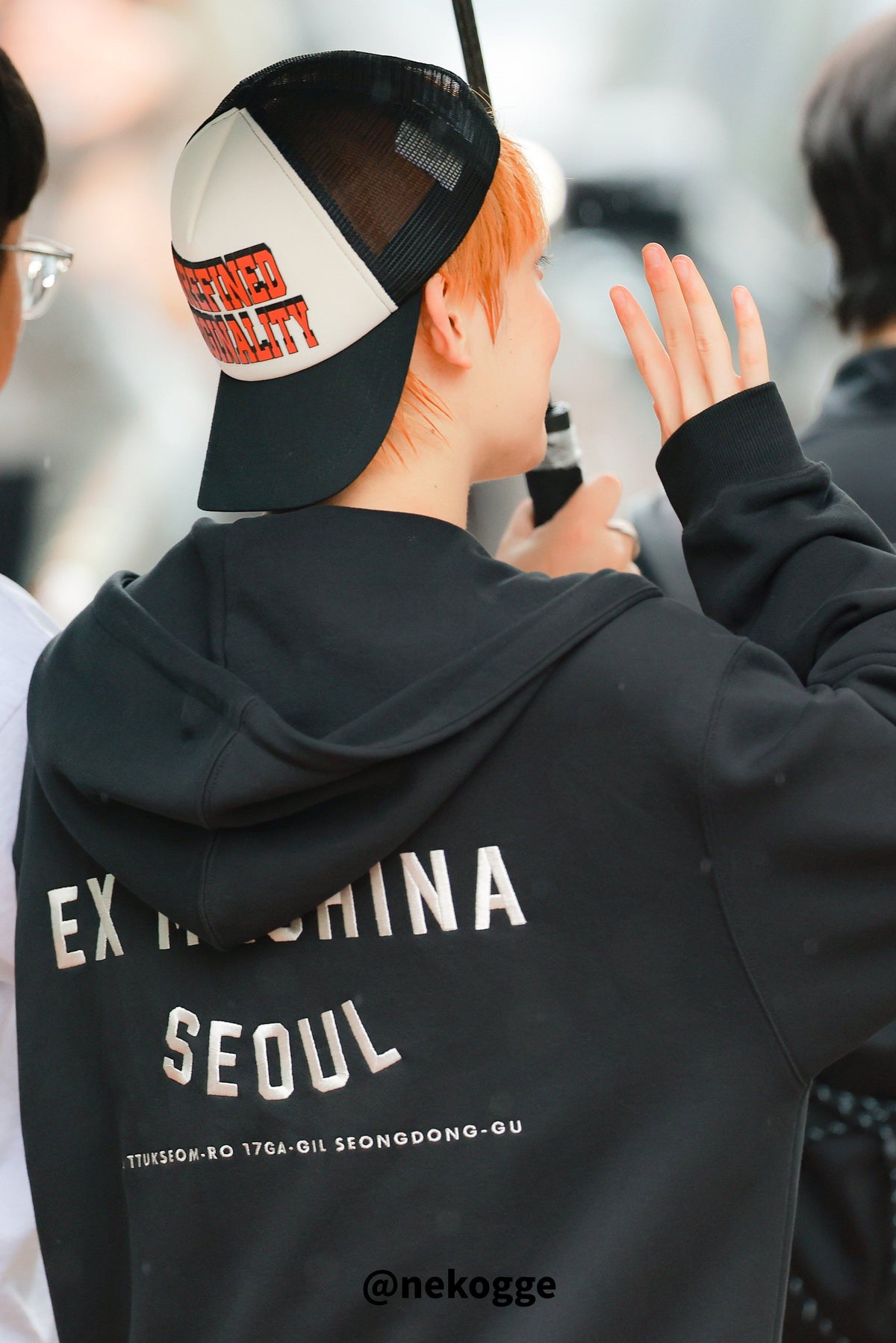 ★ENHYPEN ソヌ 着用！【nomanual】 U.O TRUCKER CAP - BLACK