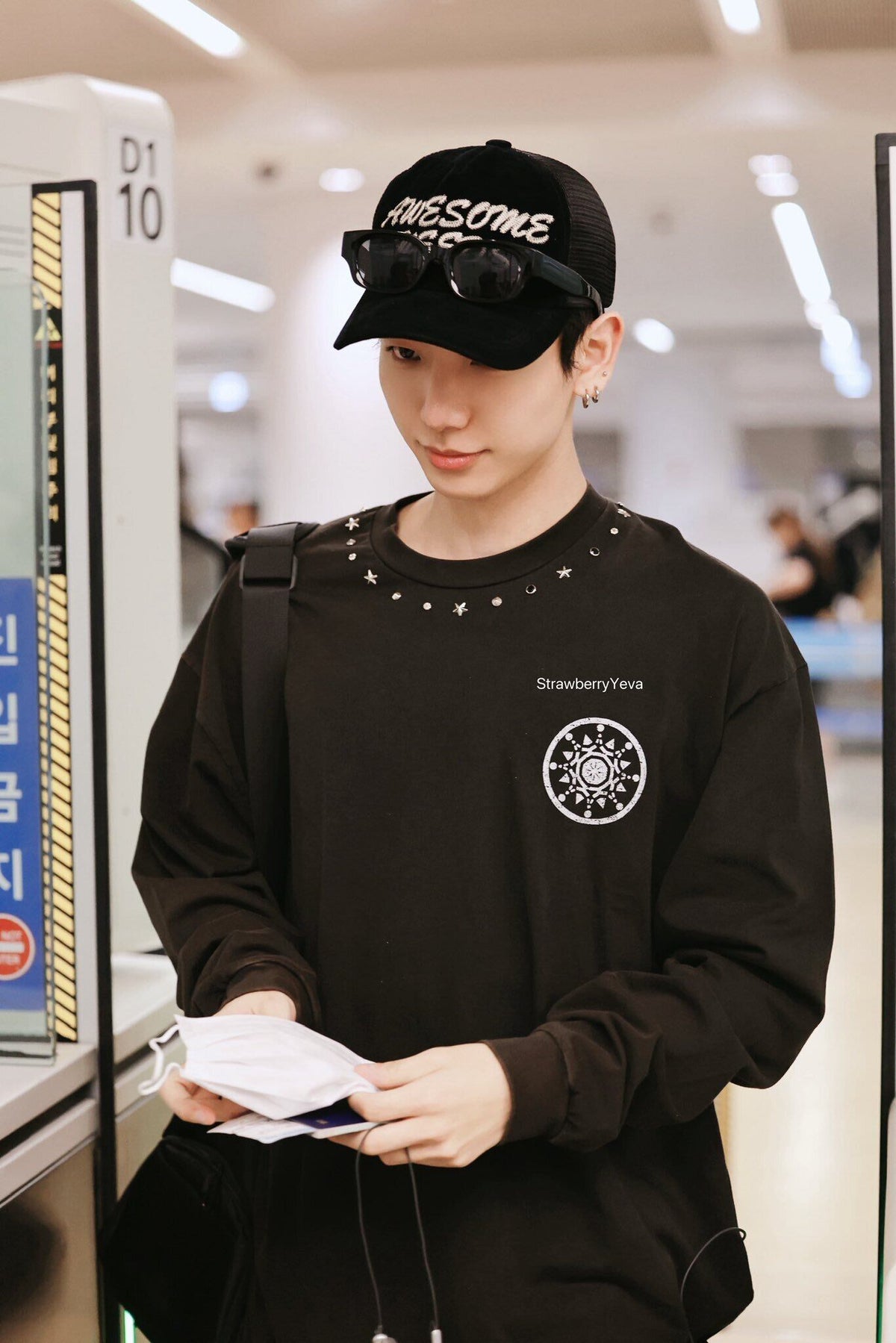 ★BOYNEXTDOOR ミョンジェヒョン 着用！【NOS COULEURS】ETHNIC LONG SLEEVE BLACK