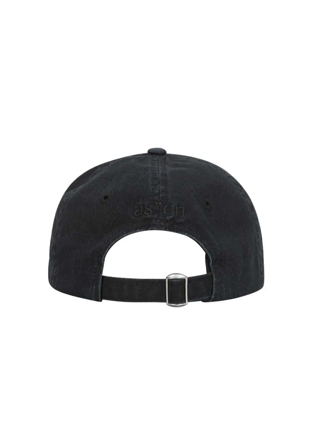 ★Hearts2Hearts ジウ 着用！【ASON】PATCH BALL CAP / BLACK