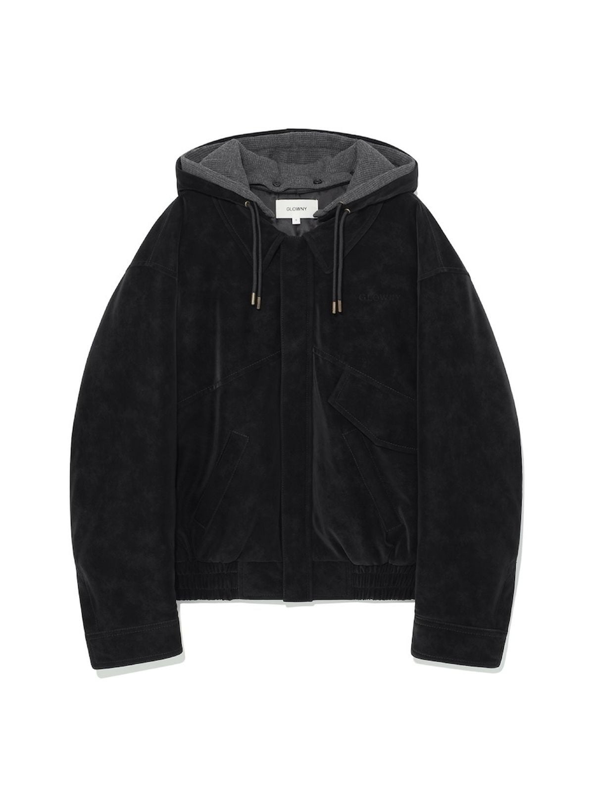 在庫少なめ！★RIIZE アントン 着用！！【GLOWNY】URBAN SUEDE JUMPER (BLACK)
