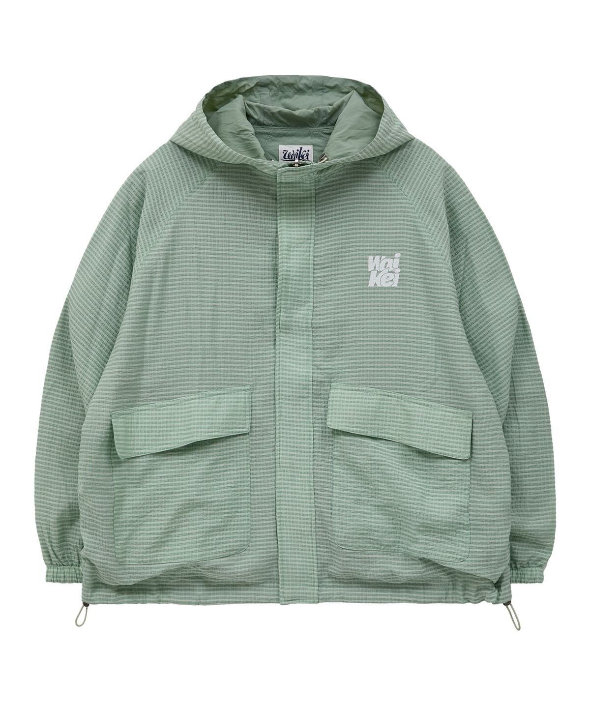 ★QWER チョダン & ヒナ & マジェンタ & シヨン 着用！！【WAIKEI】reversible check windbreaker